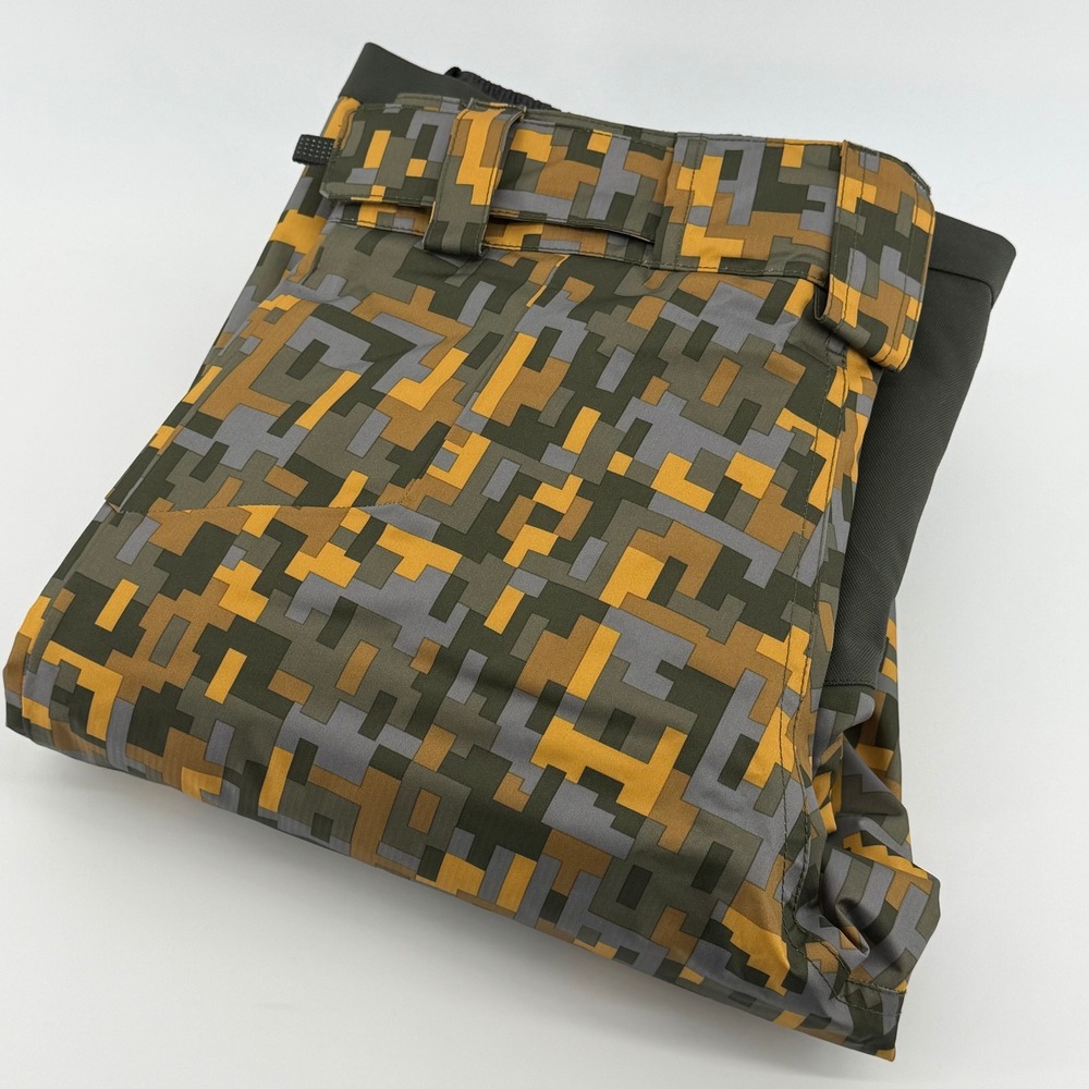 Patagonia Snowshot Insulated Pants Plot Camo Buckwheat Gold 68490 FA20 Womens L
